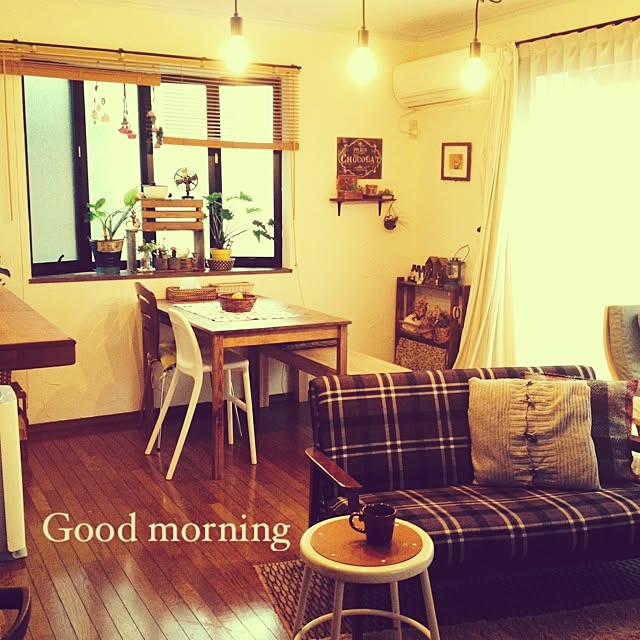 リビング 男前も可愛いも好き ダイニング ペンダントライト ソファ などのインテリア実例 14 10 06 08 55 40 Roomclip ルームクリップ