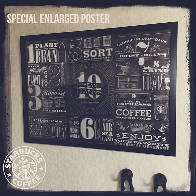 バス トイレ スタバ スタバ Love ポスターのインテリア実例 14 10 07 00 19 17 Roomclip ルームクリップ