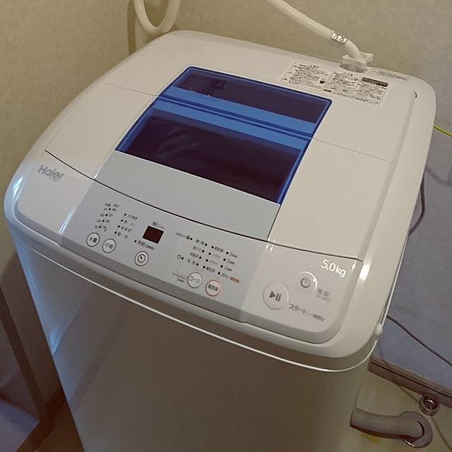 ハイアールジャパンセールス ハイアール 5 0kg 全自動洗濯機 ホワイトhaier Jw K50k Wのレビュー 口コミとして参考になる投稿1枚 Roomclip Item