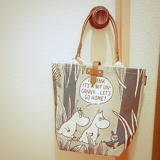 棚 ムーミン 100均 リンネル付録 バッグリメイク計画 などのインテリア実例 15 02 25 23 22 17 Roomclip ルームクリップ