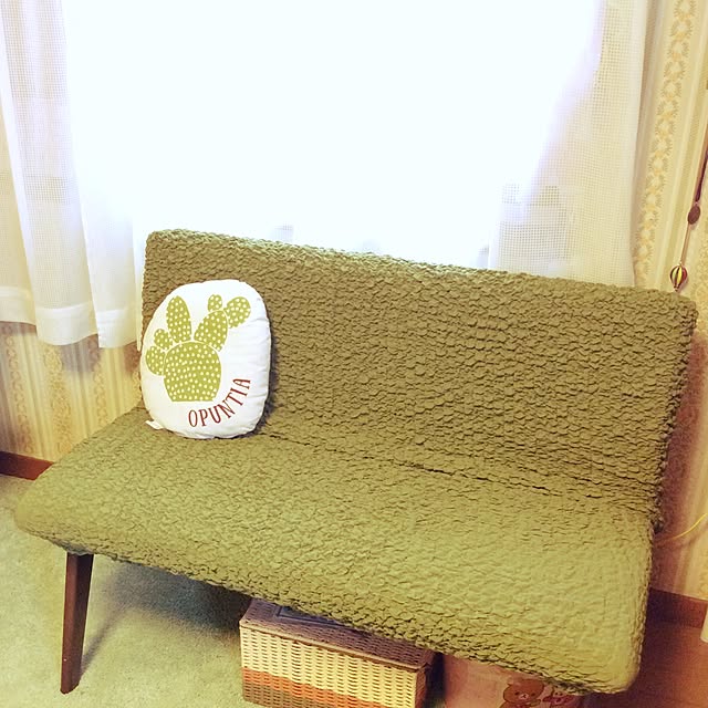 写真付きレビュー ニトリ カジュアルソファ用ストレッチカバー 2人掛用 Nフィットgr 玄関先迄納品 の通販商品 口コミ情報 Roomclipショッピング