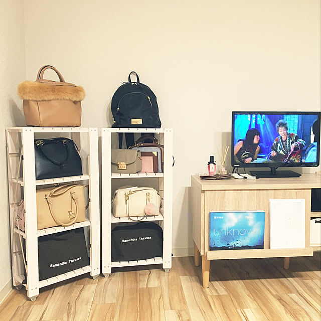 すきま収納 キッチンラック 幅 奥行40 高さ85 Ssr 48c すき間ラック 隙間ラック ウッドラック cm 山善 Yamazen 送料無料 のレビュー クチコミとして参考になる投稿5枚 Roomclip ルームクリップ