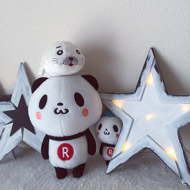 ポイント交換限定 お買いものパンダ 小パンダ ぬいぐるみセットのレビュー クチコミとして参考になる投稿1枚