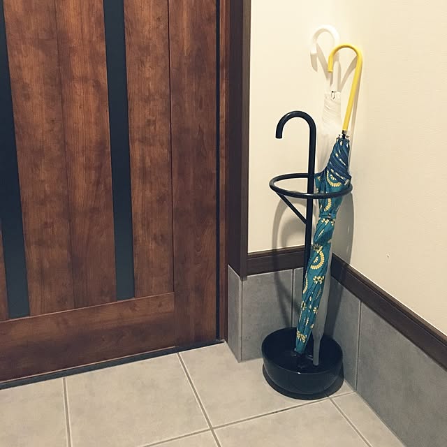 【写真付きレビュー】イケア IKEA NARLIG アンブレラスタンド ブラック 202.515.30 【メール便不可】傘立ての通販商品