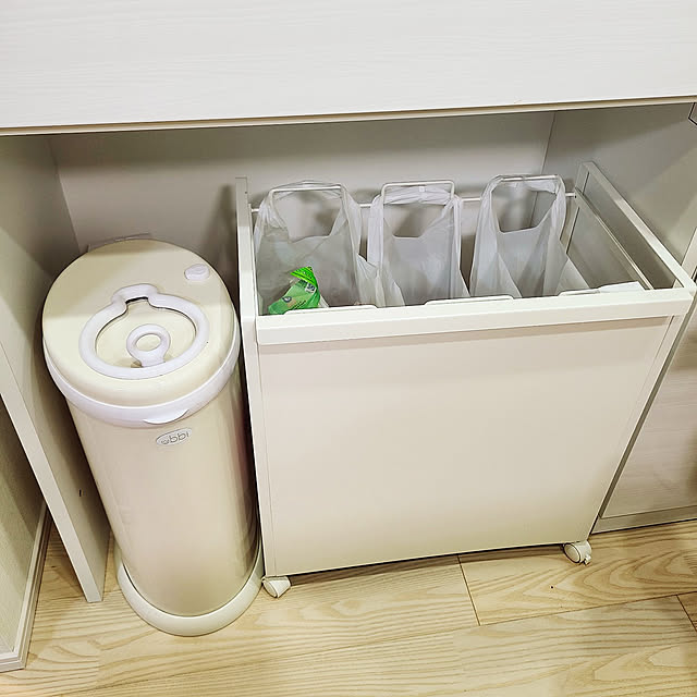 写真付きレビュー あす楽 送料無料 ポイント10倍 タワー ゴミ箱 目隠し分別ダストワゴン 3分別 Tower 山崎実業 タワーシリーズ ゴミ箱 おしゃれ タワー キッチン ごみ箱 分別 目隠し レジ袋 キャスター 瓶 缶 ペットボトル ダストボックス ダストワゴン ごみ袋