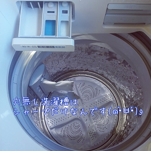 シャープ Sharp シャープ Sharp 洗濯機 洗濯乾燥機 ガラストップ 穴なし槽 インバーター 11kg シルバー系 プラズマクラスター Es Pw11d Sのレビュー 口コミとして参考になる投稿70枚 Roomclip ルームクリップ