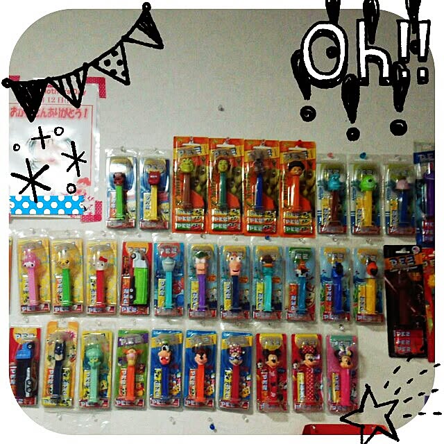 壁 天井 ペッツ おもちゃ キャラクターのインテリア実例 16 06 12 22 57 37 Roomclip ルームクリップ