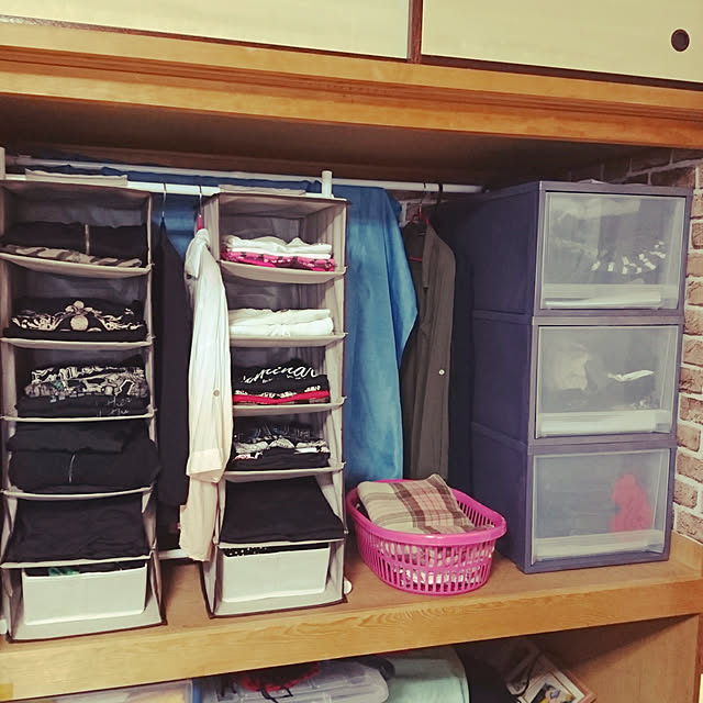 ニトリ 吊り収納６段 ブラウニー のレビュー 口コミとして参考になる投稿8枚 Roomclip ルームクリップ