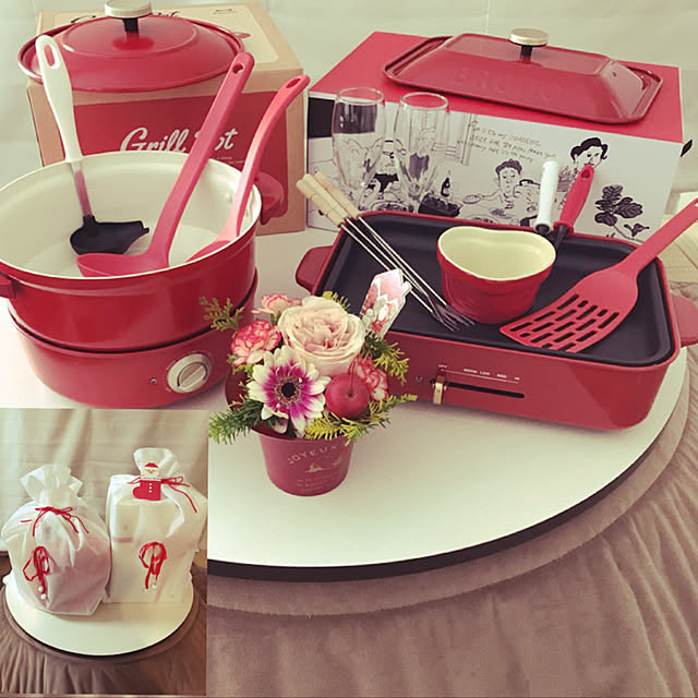 イデアインターナショナル スポンジワイプorキッチンタイマーの特典 グリル鍋 電気鍋 Bruno ブルーノ マルチグリルポット Boe065 ホーロー調 なべ マルチクッカー 万能鍋 直火 Ih ホワイト 白のレビュー 口コミとして参考になる投稿21枚 Roomclip ルームクリップ