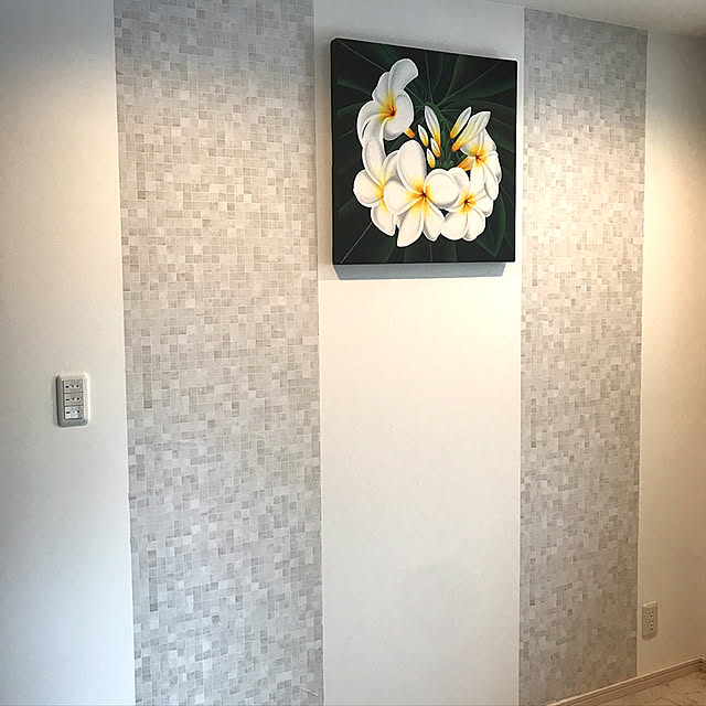 ニトリ 貼ってはがせる壁紙 テンペーパー モザイクタイル52x250 のレビュー 口コミとして参考になる投稿119枚 Roomclip ルームクリップ