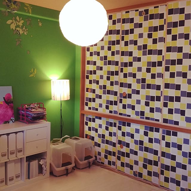 部屋全体 手作り 壁紙屋本舗 ペンキ壁 Diy などのインテリア実例 14 04 18 14 43 27 Roomclip ルームクリップ