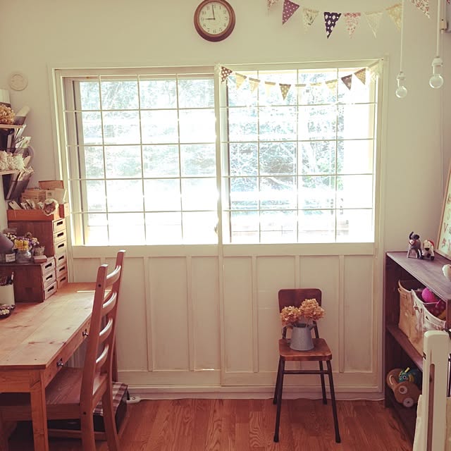 部屋全体 和室を洋室に セルフリノベーション リメイク Diyだいすき などのインテリア実例 14 04 06 00 31 41 Roomclip ルームクリップ