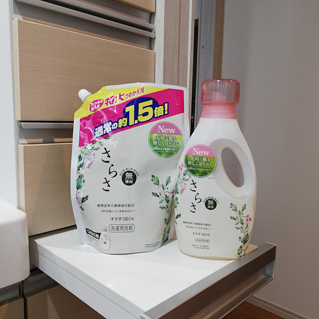 さらさ 無添加 植物由来の成分入り 洗濯洗剤 液体 本体 850gのレビュー クチコミとして参考になる投稿1枚 Roomclip Item