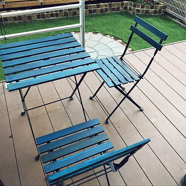 和信ペイント Wood Atelier ウッドステイン ニス・ステイン類 マリンブルー 800619 1個のレビュー・口コミとして参考になる投稿2枚 | RoomClipショッピング 和信ペイント Wood Atelier ウッドステイン ニス・ステイン類 マリンブルー 800619 1個のレビュー・口コミとして参考になる投稿2枚 | RoomClipショッピング