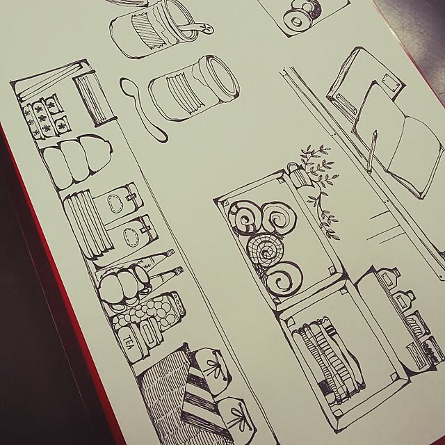 部屋全体 落書き 手書きイラストのインテリア実例 2014 09 20 10 16