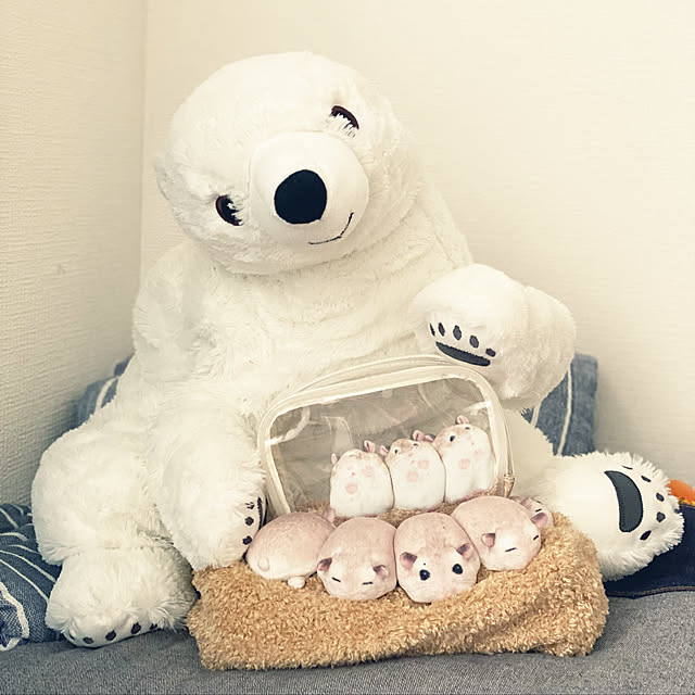 You More ペタッと壁に張り付いている ハムスターのポーチの会 フェリシモ Felissimoのレビュー クチコミとして参考になる投稿7枚