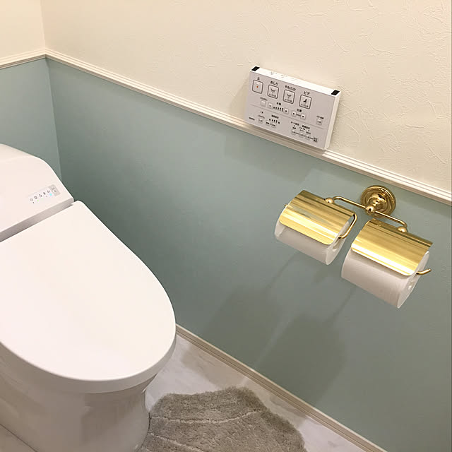 ゴーリキアイランド 640789 おしゃれ 金色 真鍮製 2連 トイレット ゴーリキアイランド 640789 おしゃれ 金色 真鍮製 2連 トイレット