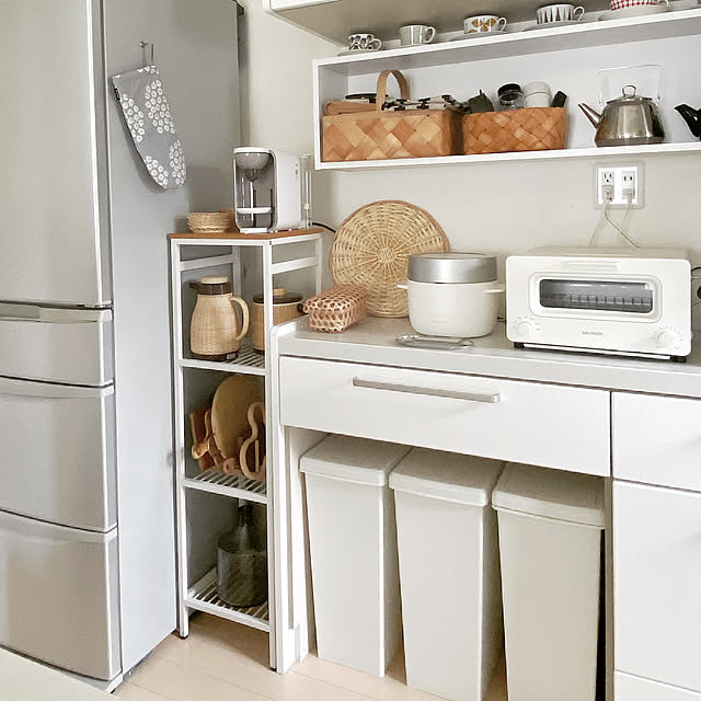 収納棚 省スペース ラック Nsp スリムラック オーク突板 すきま収納 隙間収納 オープンラック トイレラック シェルフ Sl Faのレビュー クチコミとして参考になる投稿6枚 Roomclip ルームクリップ