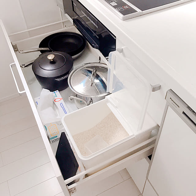 ニトリ 密閉 米びつ 引出し用 6kg のレビュー 口コミとして参考になる投稿12枚 Roomclip ルームクリップ