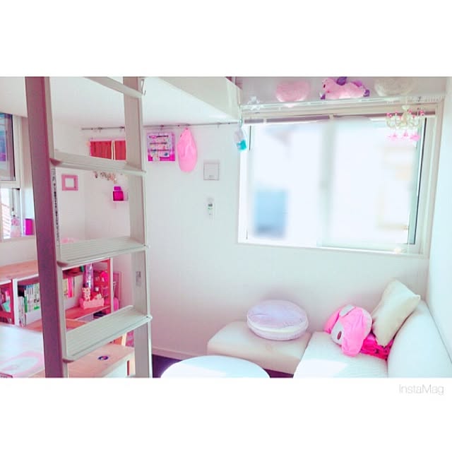 部屋全体 5畳 サンリオ ロフトベッド Ikea などのインテリア実例 16 05 08 09 00 42 Roomclip ルームクリップ 部屋全体 5畳 サンリオ ロフトベッド Ikea などのインテリア実例 16 05 08 09 00 42 Roomclip ルームクリップ