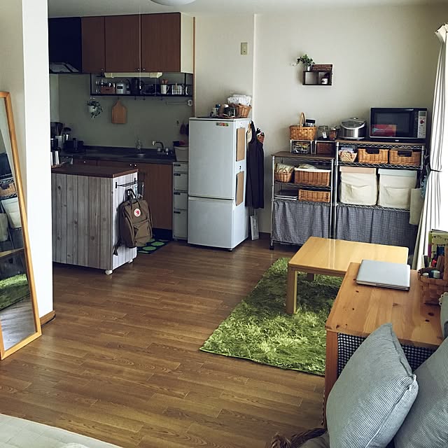 部屋全体/RC長野/賃貸アパート/長野県/茶色と緑色が好き♡/カメラマークが出たので&hellip;などのインテリア実例 20160626 10