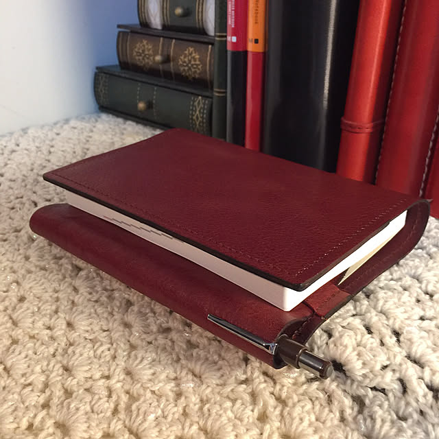 ほぼ日手帳weeks Mega 手縫い 色違い可 栃木サドルレザー ヌメ革ケース Weeks2冊ピッタリ入りますのレビュー クチコミとして参考になる投稿2枚 Roomclip Item