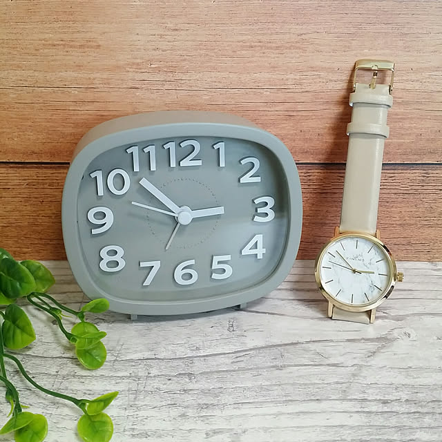 新商品買ったよ！/ダイソー/時計/目覚まし時計/腕時計/100均...などのインテリア実例 20190210 155024 ｜ RoomClip（ルームクリップ）