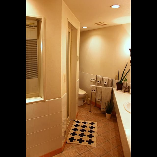 バス トイレ 浴室ドアは透明 Y S For Living 浴室乾燥 ６畳 などのインテリア実例 15 07 10 18 07 09 Roomclip ルームクリップ