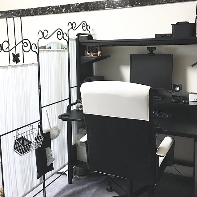 Ikea イケア Ekne ルームディバイダー グレー ホワイト パーテーション 間仕切り 衝立 ベッドルーム サイズ 135x161 Cmのレビュー クチコミとして参考になる投稿8枚