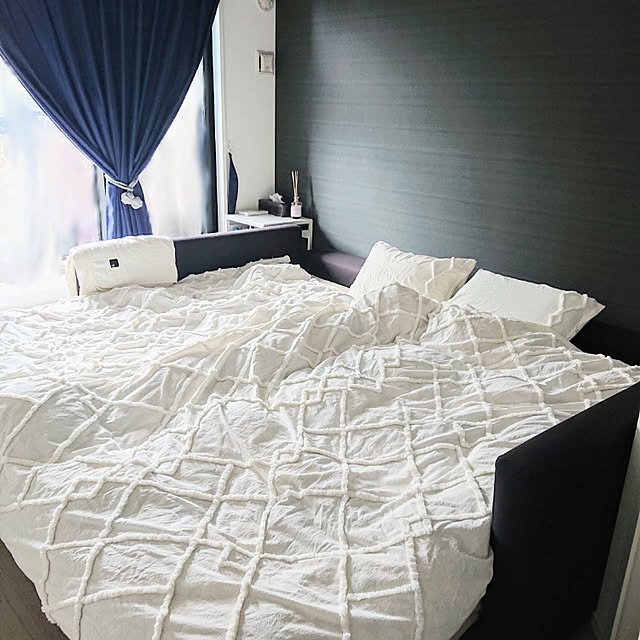 ニトリ ひもなしラクラク掛ふとんカバー シングル Nグリップヨナ S のレビュー 口コミとして参考になる投稿24枚 Roomclip ルームクリップ