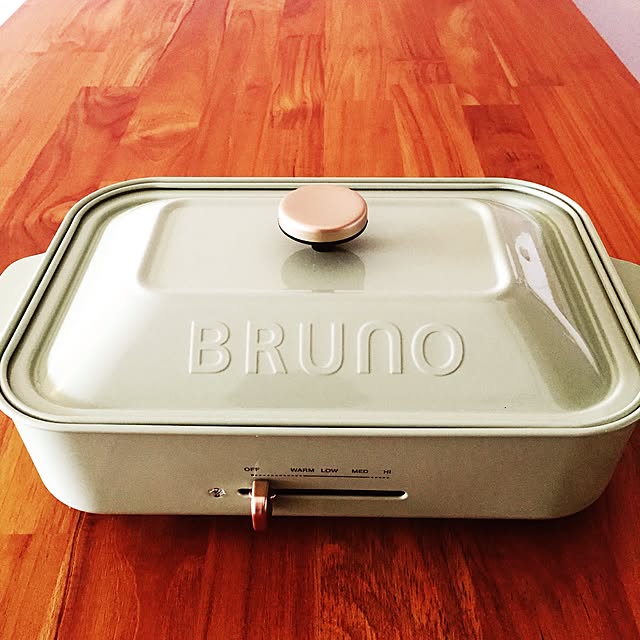イデアインターナショナル Bruno コンパクトホットプレート Boe021 Gr グリーン Boe021 Grのレビュー 口コミとして参考になる投稿13枚 Roomclip ルームクリップ