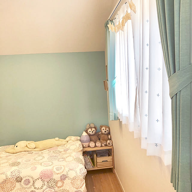 ニトリ 遮光1級 遮熱 防炎 156サイズ 45色 グリーン Gn 4 100x130x2 のレビュー 口コミとして参考になる投稿4枚 Roomclip ルームクリップ