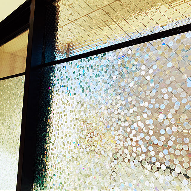 GLOBEGOU CO.,LTD Rabbitgoo 窓 めかくしシート ガラス 窓用 フィルム 目隠し 遮光 断熱 結露防止 リメイク