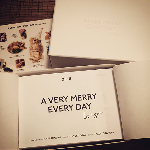 ２０１８年１月始まり オリジナル ａ ｖｅｒｙ ｍｅｒｒｙ ｅｖｅｒｙ ｄａｙ ｔｏ ｙｏｕのレビュー クチコミとして参考になる投稿1枚 Roomclip Item