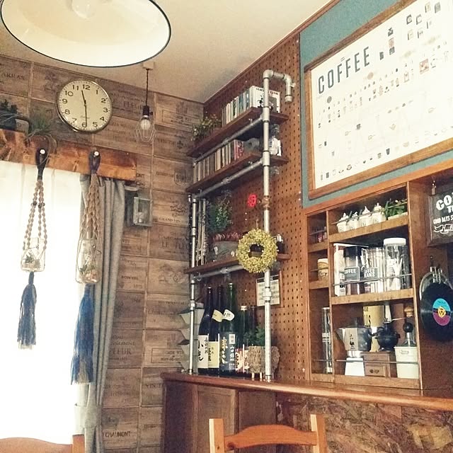 Neustadt カフェの 装飾に コーヒー 相関図風 布画 ポスター 70 50cmのレビュー 口コミとして参考になる投稿11枚 Roomclip ルームクリップ