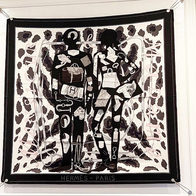 写真付きレビュー】レア物!希少品!HERMES エルメス カレ70 スカーフ