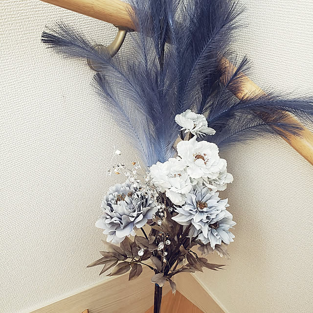 写真付きレビュー インテリア アートプランツ クリスタルリーフ シルバーの通販商品 口コミ情報 Roomclipショッピング