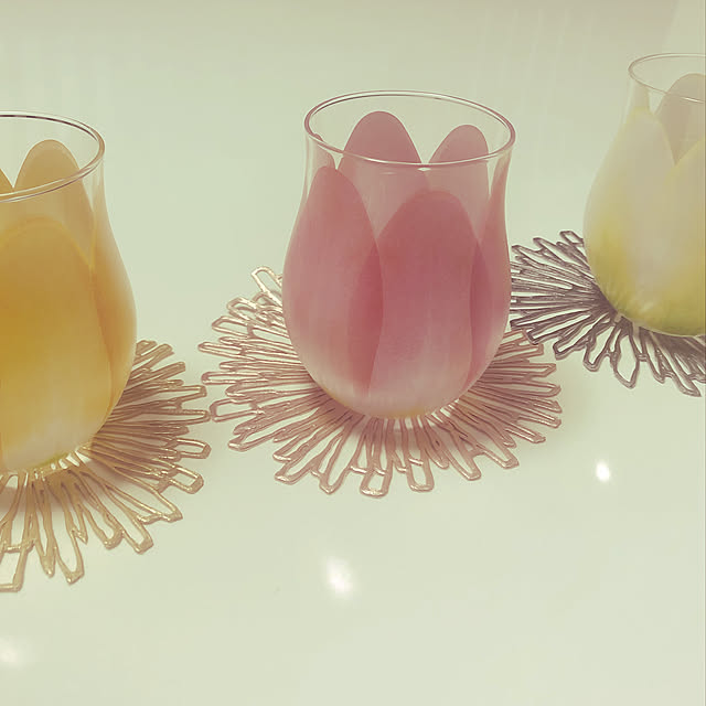 【写真付きレビュー】コースター ギフト チルウィッチ コースター ブルーム chilewich Bloom Coaster おしゃれ 北欧