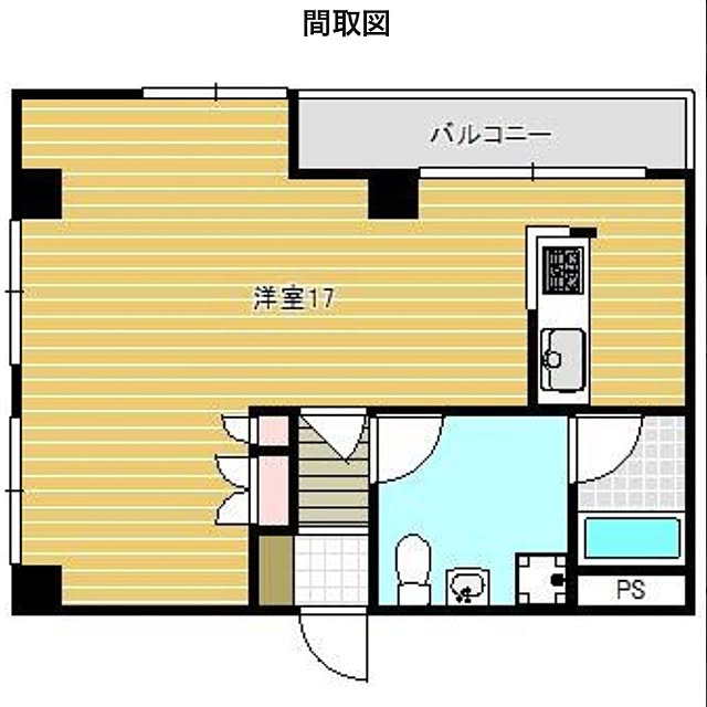 部屋全体 対面キッチン ビッグワンルーム 間取り図のインテリア実例 16 06 28 14 38 57 Roomclip ルームクリップ