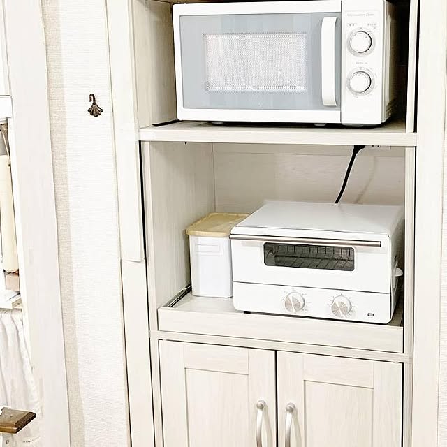 ポイント5倍 3 15まで 完成品も選べる レンジ台 食器棚 スリム 約 幅60cm 奥行40cm 高さ1cm 一人暮らし 北欧 レンジ 炊飯器 収納 レンジ収納 省スペース 木製 炊飯器台 60幅 小さい コンパクト おしゃれ ナチュラル ウォールナット ホワイト Kcbのレビュー