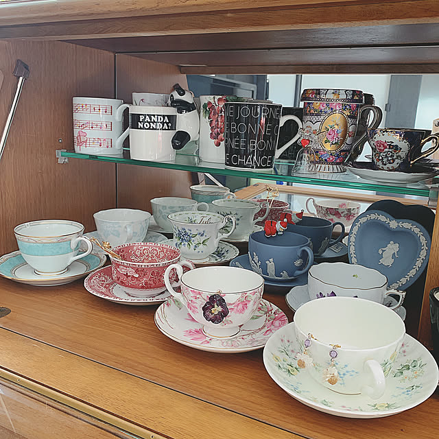 リバーシブルタイプ ノリタケ ブルーフラワー ティーセット ホーム