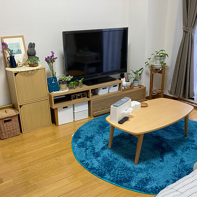 ニトリ 伸長式テレビ台(108-199cm ナチュラル) のレビュー・口コミ ...