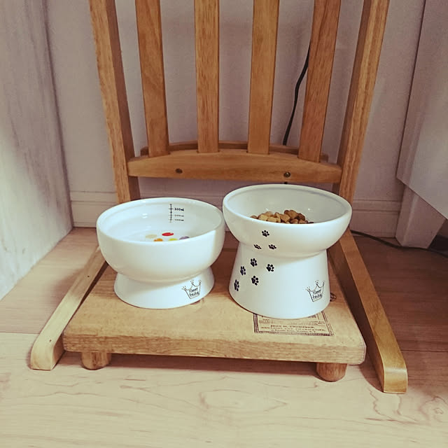 猫壱 脚付ウォーターボウル キャンディ 陶器水入れ ハッピーダイニング 