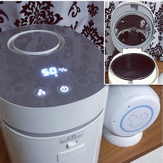 湿度センサー搭載スチームファン式加湿器 ホワ… KSF-L302 YAMAZEN - 2