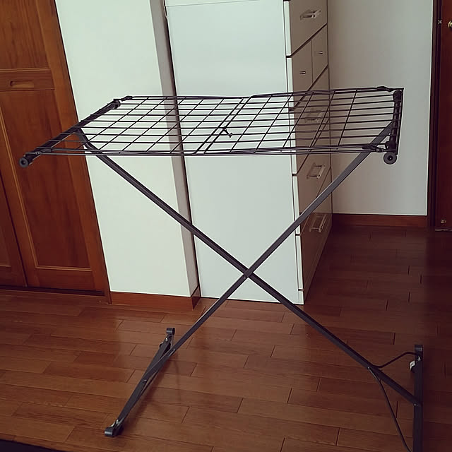 写真付きレビュー Ikea イケア Mulig 物干しラック 室内 屋外用 ブラック 602 330 92の通販商品 口コミ情報 Roomclipショッピング