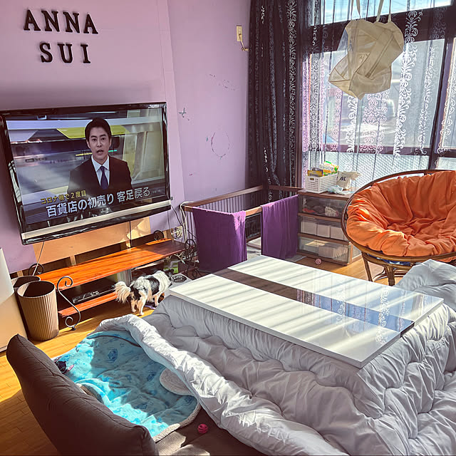 写真付きレビュー 壁紙 パープル のりなし 無地 壁紙 クロス 12柄から選べる 1m単位 切り売り 国産壁紙 貼り替え リフォーム 紫 ヴァイオレット アクセント 壁紙屋本舗の通販商品 口コミ情報 Roomclipショッピング