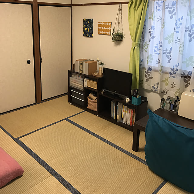 セリア/部屋全体/100均/ダイソー/一人暮らし/無印良品&hellip;などのインテリア実例 20180531 113422
