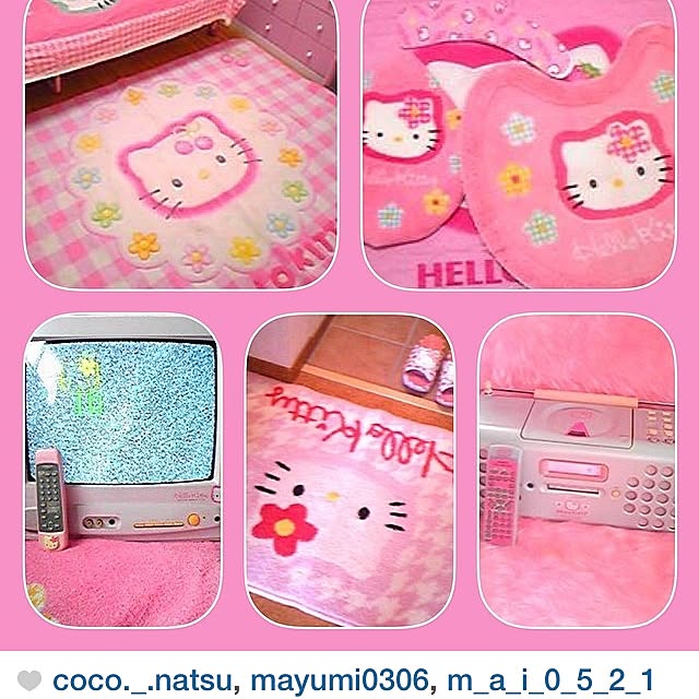 部屋全体/キティ部屋/キティちゃん/hellokitty/ピンクのインテリア実例 20150107 134628