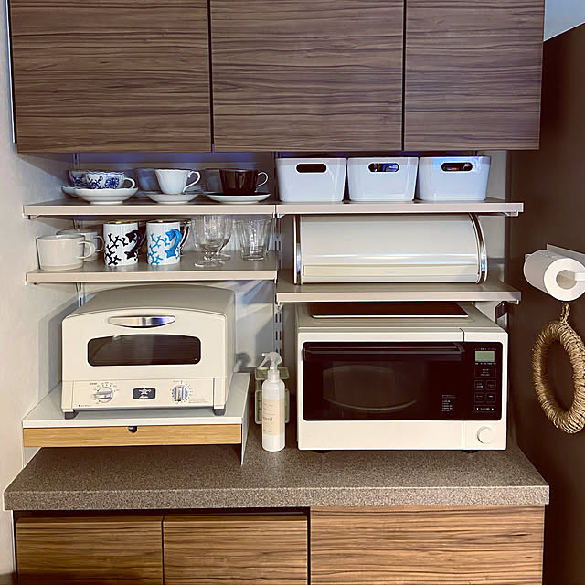 IKEA イケア ELLOVEN モニタースタンド エロヴェン ホワイト 引き出し付き