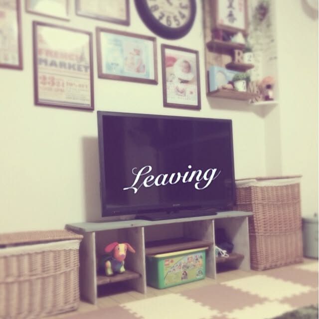 部屋全体/3COINS/セリア/DIY/フェイクグリーン...などのインテリア実例 - 2014-01-28 23:08:24
